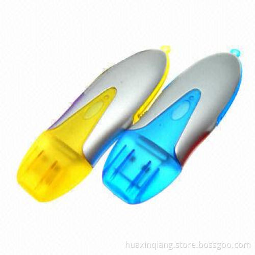USB Drive with ABS Plastic Material, 128MB-64GB Capacity, Color Custom, Logo Design, USB2.0/3.0